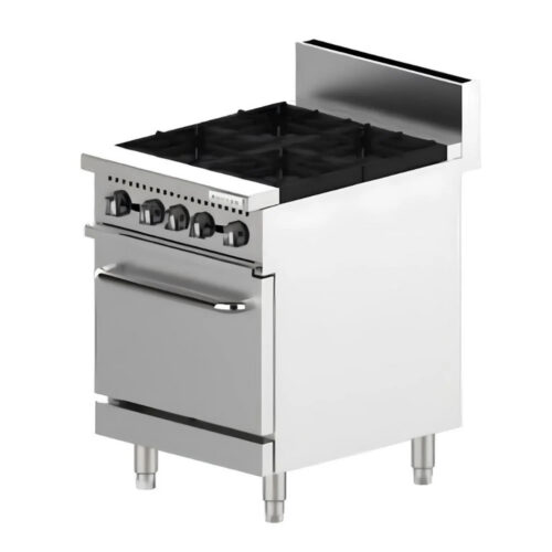 Estufa con Horno a Gas 4 Quemadores Protek