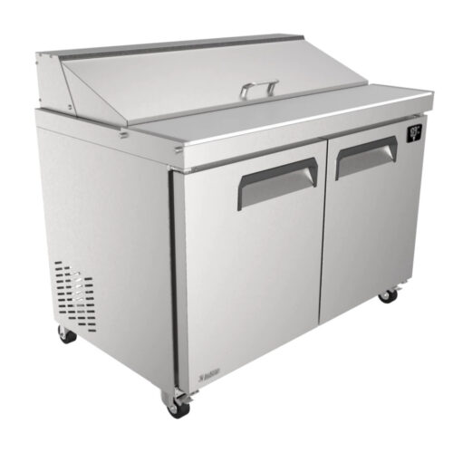 Mesa Fría Prep Línea Prof SPT48 2 puertas Inox